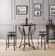 ACME Furniture Gavino 3-Piece Walnut/Sandy Black Bar Set-1