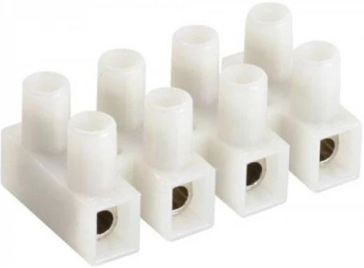 Steren 8 Position 10 A at 380 VAC Plastic Terminal Strip-0