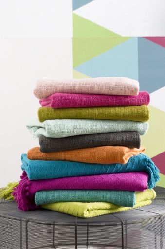 Surya Thelma Lime 50"x60" Throw Blanket-3