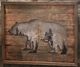 Giftcraft Black/Brown/Gold/Silver/White Bear Design Print-1