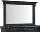 Elements International Kings Court 2-Piece Black Dresser and Mirror Set-5