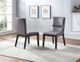 Steve Silver Co.® Amalie Black/Gray Velvet Upholstered Side Chair-4