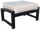 CabanaCoast® Customizable Venice Aluminum Outdoor Ottoman-0
