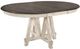 Mazin Furniture Clover 5 Piece Antique White/Gray Dining Set-1