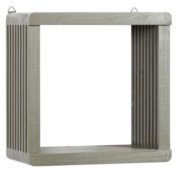 Deco Marche Gray Wooden Wall Shelf-0