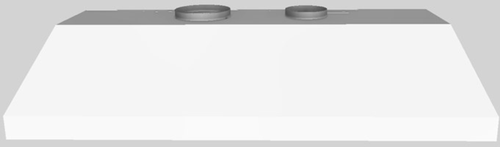 Vent-A-Hood® 60" White Wall Mounted Liner Insert