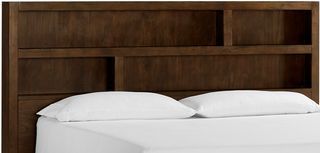 aspenhome® Modern Loft Brownstone Queen Bookcase Headboard
