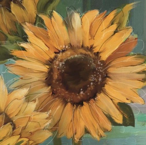 Classy Art Sunflower I by Conrad Knutsen Wall Art-1