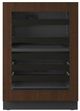 U-Line® Seamless Collection 24" 4.9 Cu. Ft. Panel Ready Dual-Zone Beverage Center with Glass Door-0