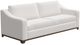 International Furniture Direct Natural Parota White Sofa-0