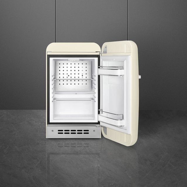 Smeg Retro Style 16" 1.3 Cu. Ft. Cream Compact Refrigerator-1