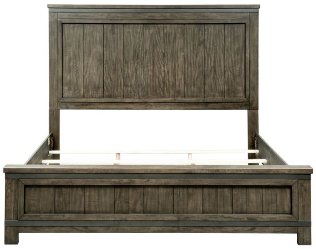 Liberty Furniture Thornwood Hills Rock Beaten Brown California King Panel Bed-2