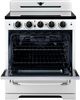 Unique® Appliances Classic Retro 30" Marshmallow White Slide In Induction Range-5