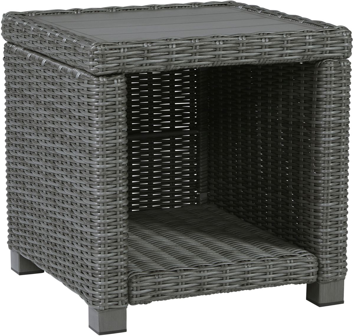 Elite Park Outdoor End Table - Gray Elite Park Outdoor End Table - Gray