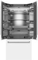 ZLINE 36" 19.6 Cu. Ft. White Matte Built In Bottom Freezer Refrigerator-1