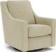 Flexsteel® Murph Beige/Tan Antique Swivel Glider-2