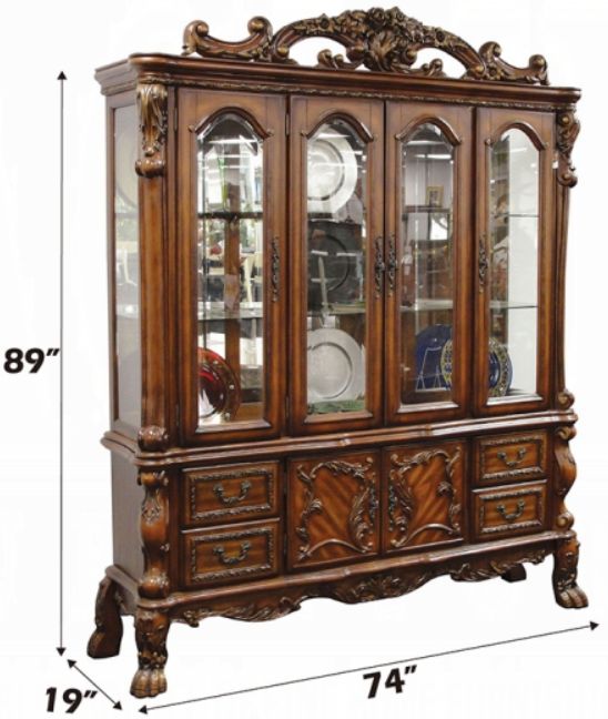 ACME Furniture Dresden Cherry Hutch and Buffet-2