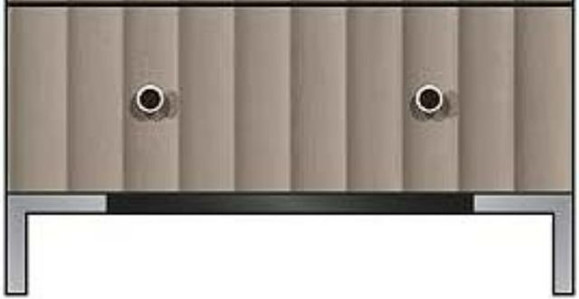 Country View Woodworking Customizable American Modern 28" 2-Drawer Nightstand-1