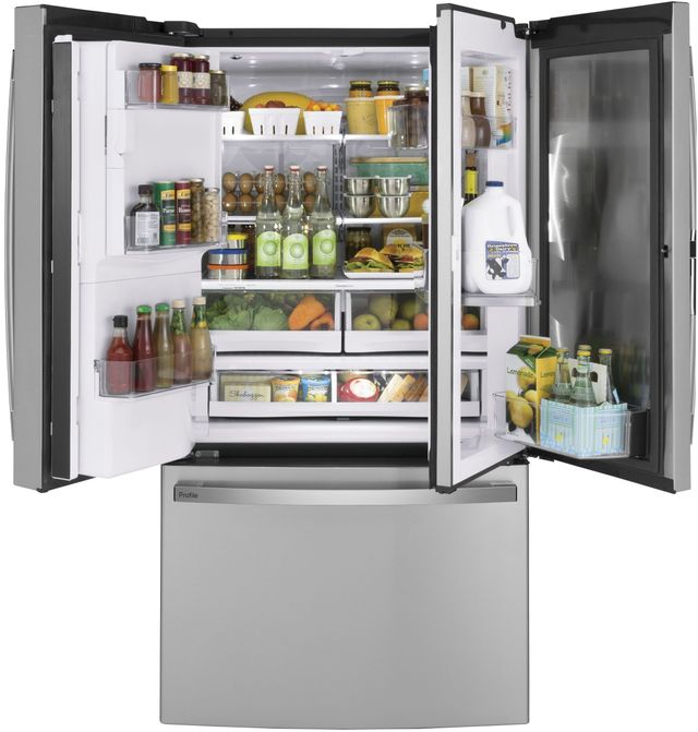 GE Profile™ 36 in. 27.7 Cu. Ft. Fingerprint Resistant Stainless Steel French Door Refrigerator-6