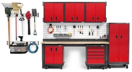 Gladiator® 6' White 9-Outlet Workbench Powerstrip-1
