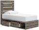 Signature Design by Ashley® Graystorm Brown/Gray Twin Panel Storage Bed-3