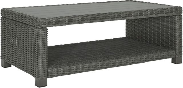 Signature Design by Ashley® Elite Park 4-Piece Gray Outdoor Seating Set-2