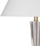 Bassett Mirror Devon Brushed Gold/Clear Table Lamp-1