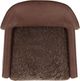 Four Hands Marlow Taupe Shearling Wing Chair-4
