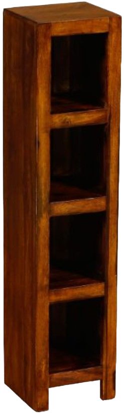 Jaipur Furniture Cube Range  Brown Cube Cd Tower-0