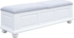 Cottage Creek Furniture Beachfront White Storage Bench