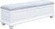 Cottage Creek Furniture Beachfront White Storage Bench-0
