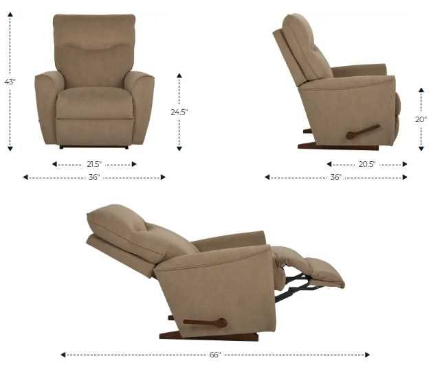 La-Z-Boy® Belmont Flint Manual Rocking Recliner-2