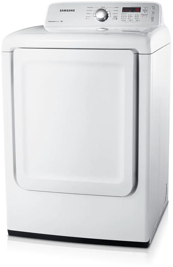 Samsung 7.2 Cu. Ft. White Electric Dryer-2