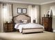 Hooker® Furniture Leesburg Alabaster/Mahogany Queen Upholstered Panel Bed-1