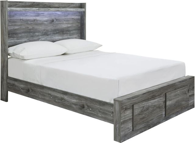 Signature Design by Ashley® Baystorm 4-Piece Gray Queen Panel Storage Bed Set-1