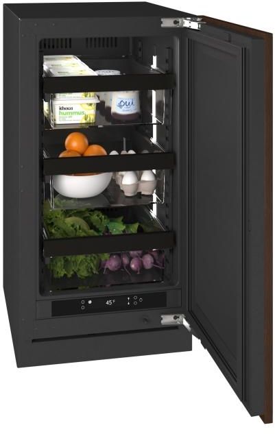 U-Line® Seamless Collection 18" 3.5 Cu. Ft. Panel Ready Refrigerator with Solid Door-4
