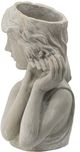 A & B Home Gray Posing Girl Planter-2