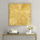 Olliix by Madison Park Signature Sunburst Gold Hand Painted Dimensional Resin Wall Decor-5