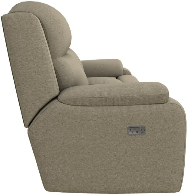 La-Z-Boy® Dorian Sand Power Reclining Loveseat with Console and Headrest-2