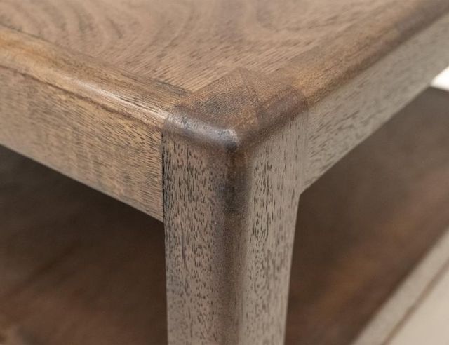 International Furniture Direct Oslo Brown Chairside Table-4