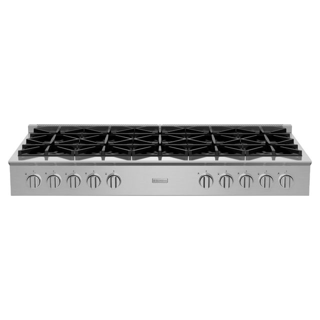 BlueStar Platinum X8 60" Stainless Steel Pro-Style Gas Rangetop with Custom Plated Trim-0