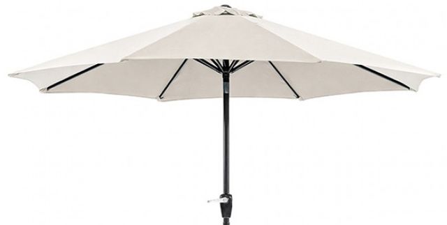 Furniture of America® Soli Beige Fabric/Steel Outdoor Umbrella-1