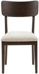 Signature Design by Ashley® Mallenette Merlot Upholstered Dining Side Chair-1