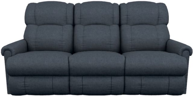 La-Z-Boy® Pinnacle Navy Power Wall Reclining Sofa with Headrest and Lumbar-1