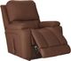 La-Z-Boy® Greyson Caramel Leather Manual Rocking Recliner-1