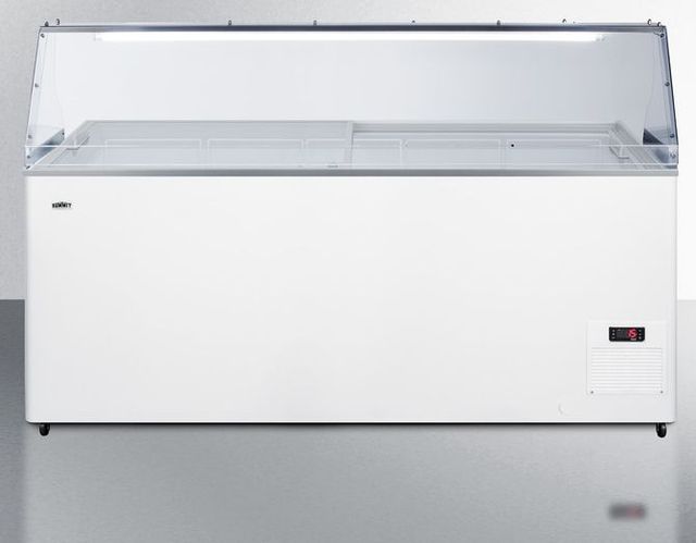 Summit® Commercial 17.8 Cu. Ft. White Dipping Cabinet-0