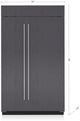 Sub-Zero® Classic Series 48" 29.1 Cu. Ft. Panel Ready Side-by-Side Refrigerator/Freezer-3