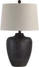 Renwil® Everren Agueda Dark Brown/Oatmeal Table Lamp-0