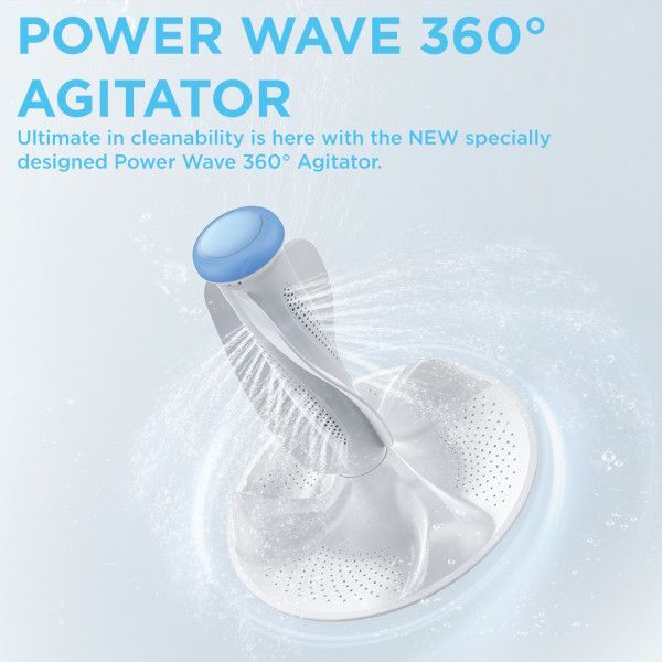 Midea® 4.4 Cu. Ft. White Agitator Top Load Washer-7