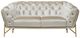 VIG Furniture Divani Casa Stella Beige Velvet Loveseat-1